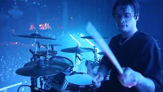 Bad Omens  The Grey Nick Folio Drum Cam Atlanta GA 2023 [upl. by Eehtomit]