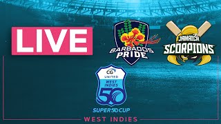 🔴 LIVE Barbados v Jamaica  CG United Super50 2024 [upl. by Lynnette]