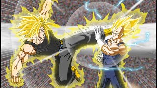 Trunks vs Vegeta DBZ Fighter [upl. by Eugeniusz698]