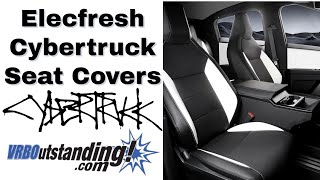 Cybertruck Owners Rejoice Easy Seat Cover Solution Finally Here [upl. by Ahtivak]