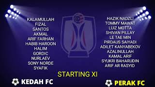 LINE UP KEDAH vs PERAK  LIVE PERAK VS KEDAH 2024 [upl. by Aivyls377]