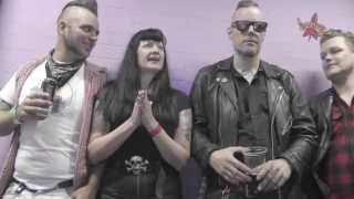 PsychomaniaTV Interview The Tumblin GoGos  Northampton 2014 [upl. by Eshelman]