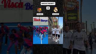 VISCA BARÇA Vs HALA MADRID shorts dance music halamadrid viscabarça laliga [upl. by Lenahc134]