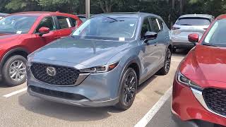 2023 Mazda CX5 Carbon Edition Polymetal Gray over Merlot Seats stkZ278615 [upl. by Keelin]