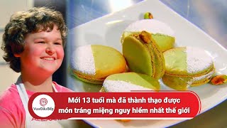 Mới 13 tuổi mà đã thành thạo được món tráng miệng nguy hiểm nhất thế giới  Vua Đầu Bếp Mỹ Nhí [upl. by Heinrike]