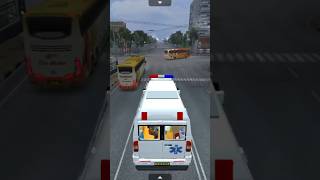 Bus simulator Indonesia in Ambulance Mode bussimulatorindonesia [upl. by Enyawud]