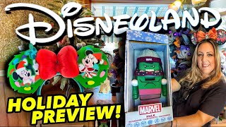 DISNEYLAND HOLIDAYS 2023 PREVIEW Tons of Merchandise Decorations around the Park amp Big Changes [upl. by Kiyoshi]