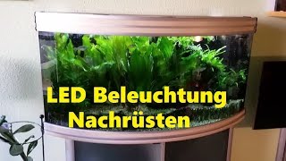 LED Beleuchtung im Aquarium nachrüsten [upl. by Krigsman822]