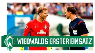 Felix Wiedwald Debüt für Werder Bremen I Hansa Rostock  Werder Bremen 11 [upl. by Lyn]