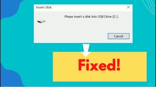 Fix Please Insert A Disk Into USB Drive Without Losing Data  Video Tutorial  Rescue Digital Media [upl. by Nikaniki]