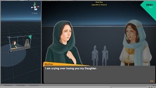 Visual Novel for Dialogue System for Unity RPG Style Conversation Tutorial [upl. by Beuthel]