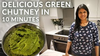 Delicious Goan green chutney in under 10 minutes  Simple home cooking recipes [upl. by Ellennoj]