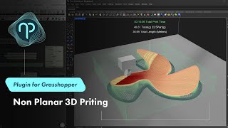 NonPlanaR3D Tutorial  Non Planar 3D printing algorithm for Grasshopper [upl. by Drallim]