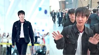 ARMY cant believe it There is a mysterious thing behind BTS Jins appearance at the airport [upl. by Zenger]