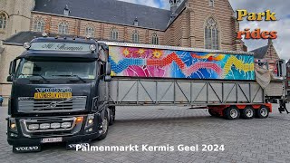 Oprijden Palmenmarkt Kermis Geel Belgie Deel 2 [upl. by Alleul]