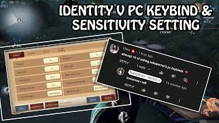 Best PC Keybind settings  Identity v [upl. by Assile]