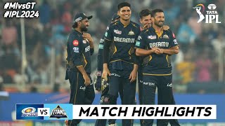 GT vs MI 5th Match IPL 2024 Highlights  IPL Highlights 2024  GT vs MI highlights today [upl. by Niamreg668]