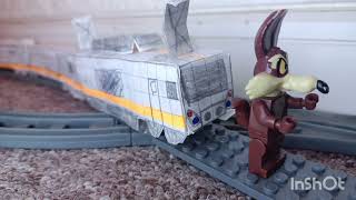 stop motion N16 la bocina de tren más larga [upl. by Ahsiem607]