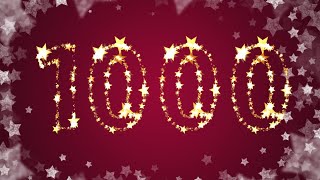 Christmas Countdown from 1000 to 0 with music [upl. by Maltz]