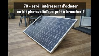 70  estil intéressant dacheter un kit photovoltaïque prêt à brancher [upl. by Margalo794]