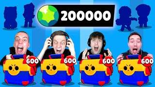 200000 GEMS💎 MEGA BOX OPENING BATTLE 20x LEGENDÄRER BRAWLER 😱 Brawl Stars deutsch [upl. by Gipson945]