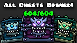 ALL GEOMETRY DASH 22 CHESTS OPENED [upl. by Binah]