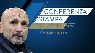 MILANINTER  Conferenza Stampa di Luciano Spalletti [upl. by Attirb979]