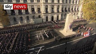 Armistice 100 Watch the UK fall silent on the 11th hour [upl. by Akimyt]