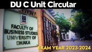 DU C Unit Circular 20232024 Analysis [upl. by Derdle]