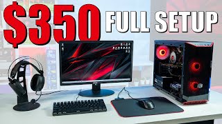 350 FULL PC Gaming Setup and How To Upgrade It Over Time [upl. by Dodi610]