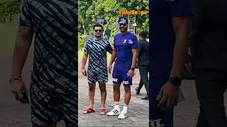 Caught on Camera Sachin Joshi amp Shabbir Ahluwalia Spotted At Football Play Ground YourFilmiScope [upl. by Novej]