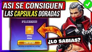 ✅Como Conseguir CAPSULAS DORADAS en FREE FIRE✅🤔Como funciona el EVENTO CAPSULAS MAGICAS✅SKIN ALACRAN [upl. by Thayne]