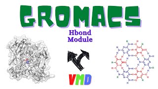 Gromacs Hbond analysis  How to use VMD to analysis HB [upl. by Anyat]