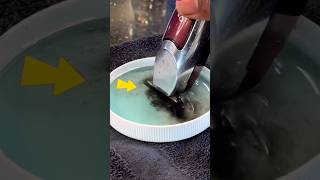 Best trick to clean trimmer with water shortsvideo [upl. by Yzzik]