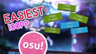 10 EASIEST 100PP MAPS AFTER PP REWORK  osu [upl. by Nomad191]