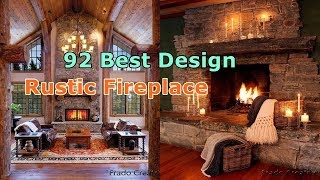 92 Best Rustic Fireplace  Design And Ideas [upl. by Larentia]