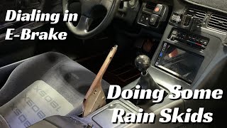 Tightening my 240sx EBrake  Rain Skids [upl. by Derina]