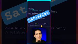 Satisfies in TypeScript typescript typescripttutorial coding programming [upl. by Enneibaf949]
