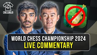 GUKESH  DING GAME 6 WATCH PARTY  no engines  code WC24 for 20 off  chessdojoclub [upl. by Rimhsak176]