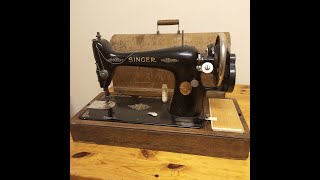 Singer Sewing Machine 99k can we save it part 2 [upl. by Esme356]