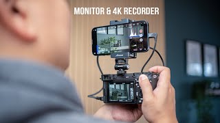 Use Your iPhone or iPad as a CAMERA MONITOR amp 4K RECORDER  Accsoon SeeMo 4K [upl. by Eikkin421]