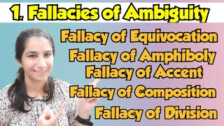 Fallacies of Ambiguity  Informal FallaciesUGC NET Paper1Ravina InculcateLearning ugcnetpaper1 [upl. by Airotnes]