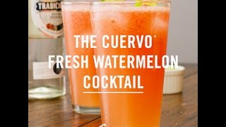 Jose Cuervo Fresh Watermelon Cocktail [upl. by Heidt379]