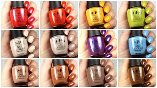 OPI Malibu Collection  Summer 2021  Swatch and Comparisons [upl. by Pinter]