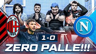 😡 ZERO PALLE MILAN 10 NAPOLI  LIVE REACTION NAPOLETANI HD [upl. by Bartolemo354]