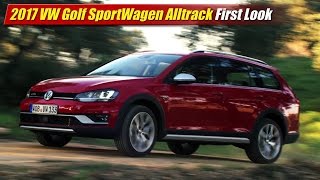 2017 Volkswagen Golf SportWagen Alltrack First Look [upl. by Aluk]