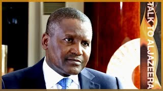 Aliko Dangote Africas richest man  Talk to Al Jazeera [upl. by Anel]