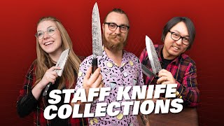 Knifewear Staff Spend WAY Too Much Money on Knives  Naotos Skyes and Nathans Collections [upl. by Kcired10]