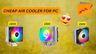 Best Air Cooler For Gaming Pc With Argb Light Under 2500 🔥🔥🔥 [upl. by Ayerim]