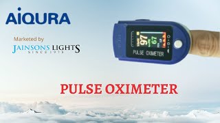 Aiqura Pulse oximeter by Jainsons lights [upl. by Bonacci750]